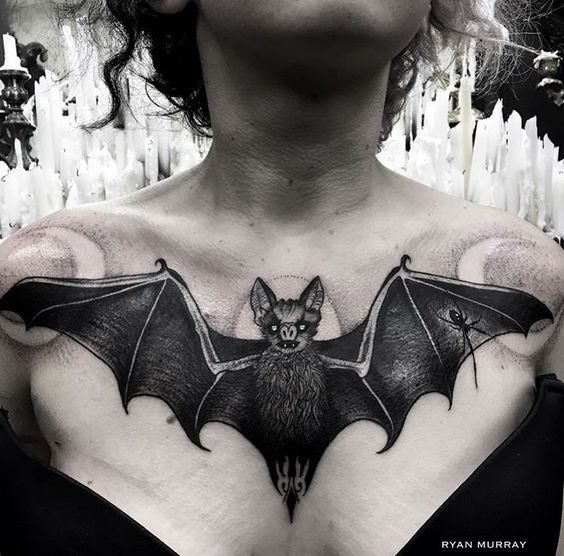 traditional bat tattoos