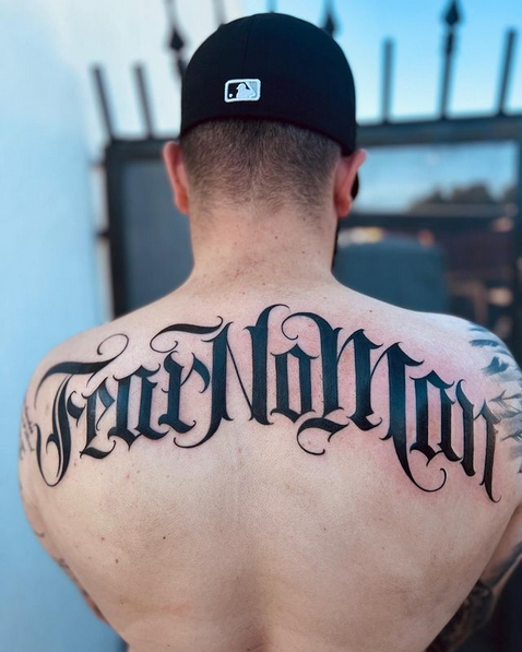 Fear No Man Tattoo